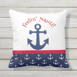 Feelin Nauti Sommer-Anker-Entwurf Kissen