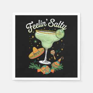 Feelin' Salty Margarita Funny Cinco De Mayo Serviette