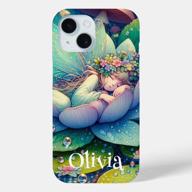 Feeling auf einer Personalisierten Blume Case-Mate iPhone Hülle (Rückseite)