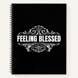 Feeling Blessed Gratitude Journal Notizbuch