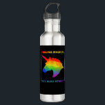 Feeling Magical But Also Stabby Funny Unicorn T-Sh Edelstahlflasche<br><div class="desc">Feeling Magical But Also Stabby Funny Unicorn T-Shirt</div>