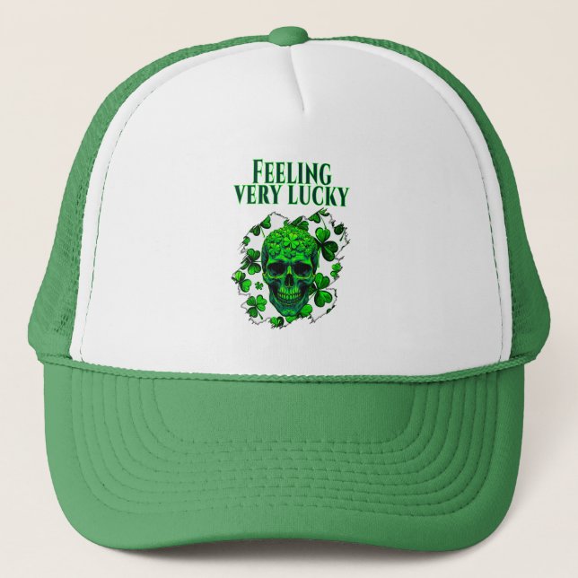Feeling Very Lucky St Patrick’s Day  - boné Truckerkappe (Vorderseite)