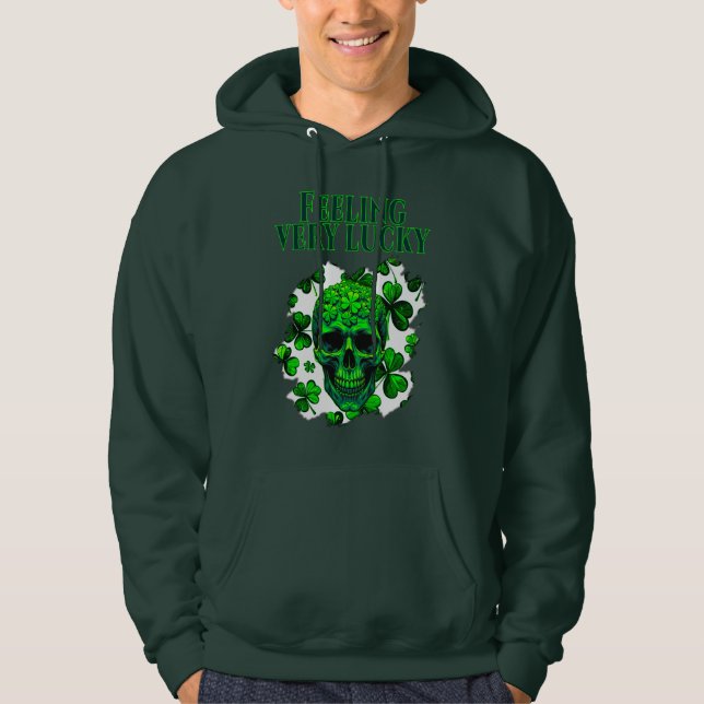 Feeling Very Lucky St Patrick’s Day -  Moletons Hoodie (Vorderseite)