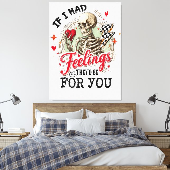 Feelings Leinwanddruck (Insitu (Schlafzimmer))