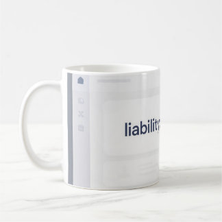 Feelings Liability Dashboard Funny AI Tech Mug Kaffeetasse