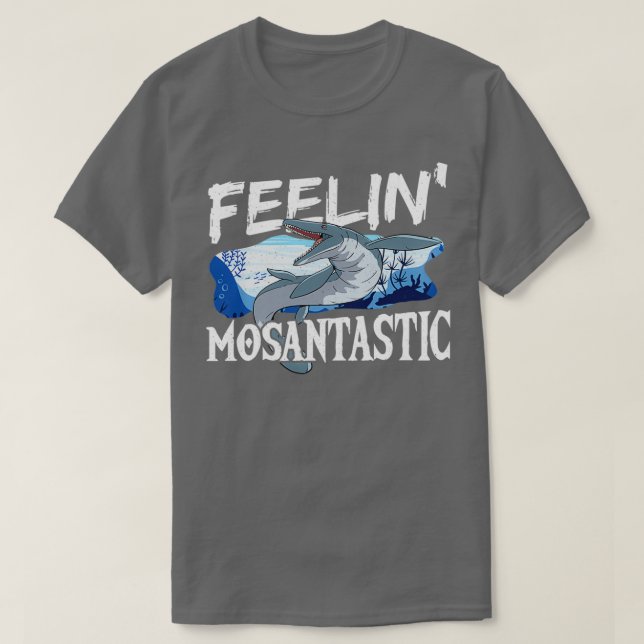 Feelinx27 Mosantastische Mosasaurus Prähistorische T-Shirt (Design vorne)