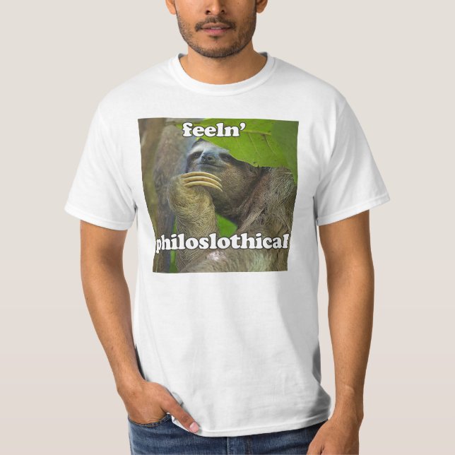 Feeln philoslothical T-Shirt (Vorderseite)
