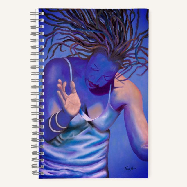 "Feels Alright" - SpiralNotebook Notizbuch (Vorderseite)