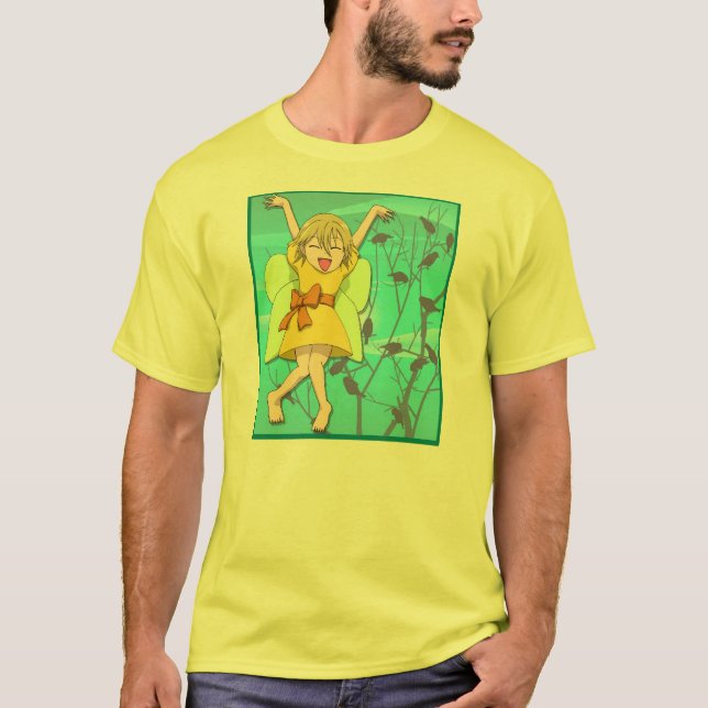 Feen an der Unterseite meines Gartens T-Shirt (Vorderseite)