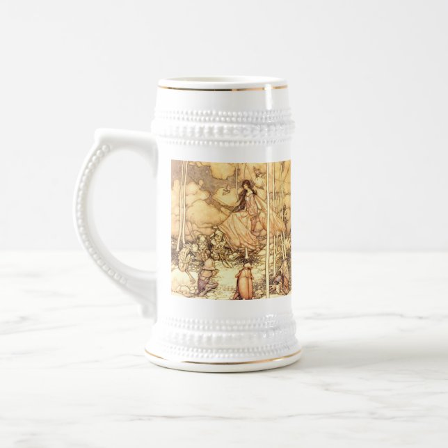 Feen Arthur Rackham Bierglas (Links)