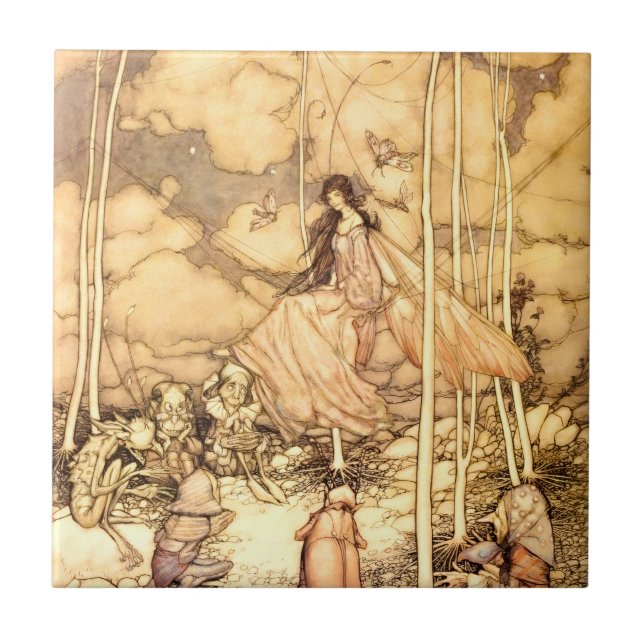 Feen Arthur Rackham Fliese (Vorderseite)