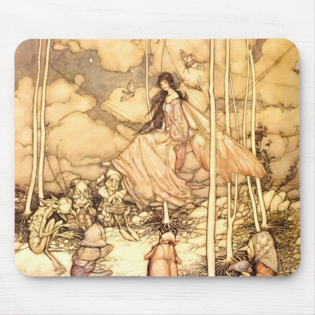 Feen Arthur Rackham Mousepad (Vorne)