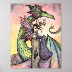 Feen-Drachen-Plakat Ein ferner Ort Poster