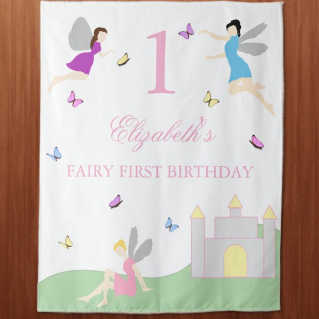 Feen-Erstgeburtstag Wandteppich (Von Creator hochgeladen)