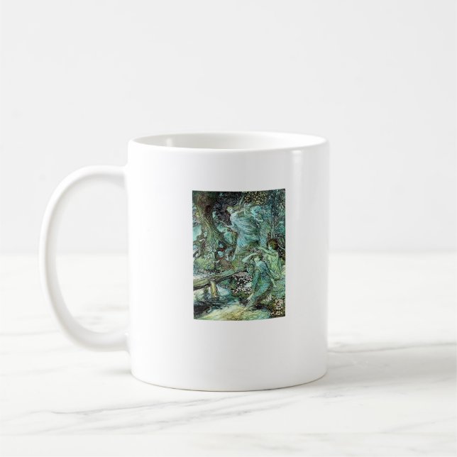 Feen Fairycore Mode Ästhetik Goblincore Hütte Kaffeetasse (Links)