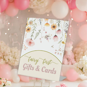 Feen- Geschenke- Podest- Schild mit Fantasie- Wild