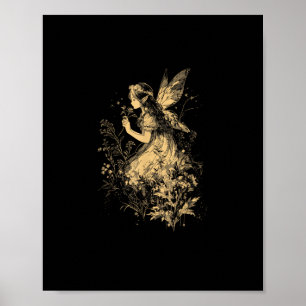 Feen-Grunge-Goblincore-Cottagecore-Feenzauber Laun Poster