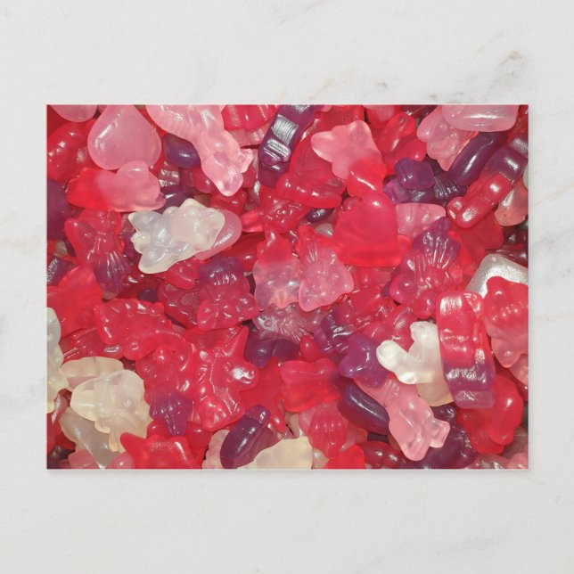 Feen-Gummis Postkarte (Vorderseite)