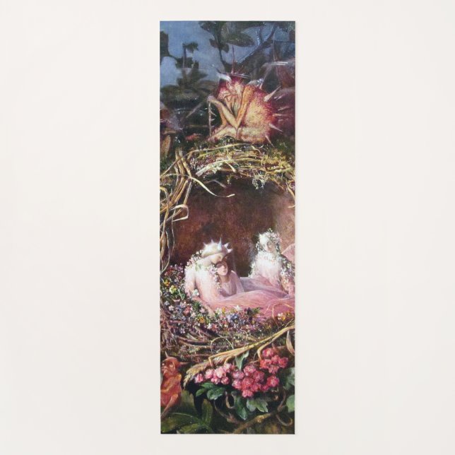 Feen in einem Vogelnest, John Anster Fitzgerald Yogamatte (Vorderseite)