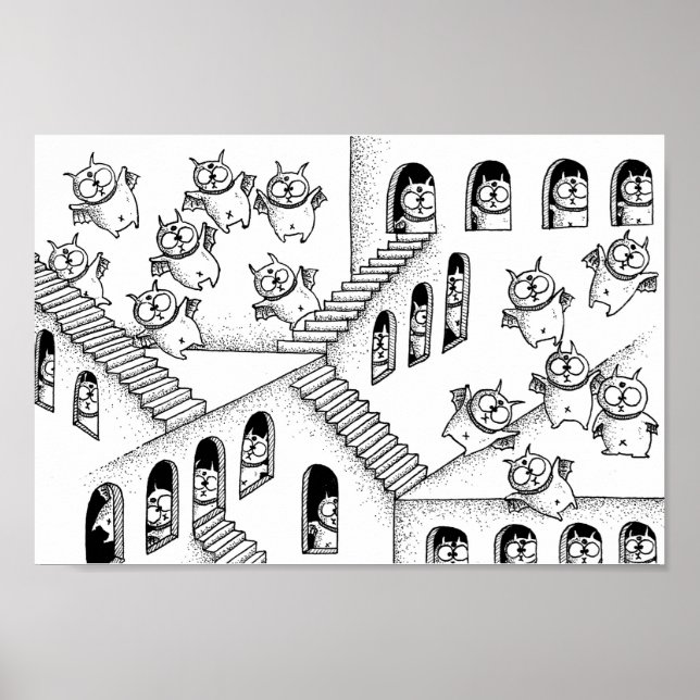 Feen-Labyrinth-Korridor. Poster (Vorne)