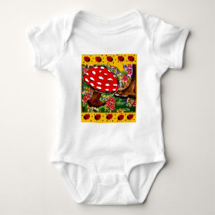 Feen-Marienkaefer Baby Strampler