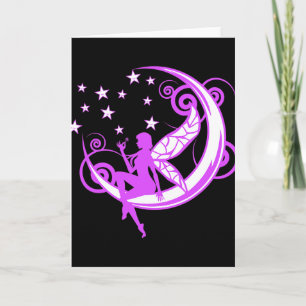 Feen Mond Sterne Geschenk Yoga Zen Fantasy Magisch Karte