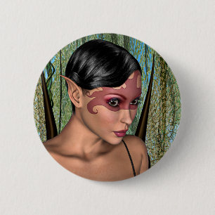 Feen-Schmetterling Button