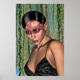 Feen-Schmetterling Poster