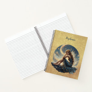 Feen-Schulheft mit fantastischer Feen-Kunst Notizbuch