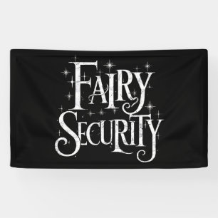 Feen-Sicherheitsdienst Lustiges Halloween-Kostüm Banner
