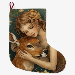 Feen-Umarmung - Das zarte Herz der Natur Großer Weihnachtsstrumpf