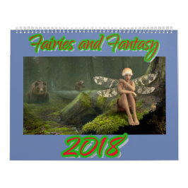 Feen und Kalender der Fantasie-2018