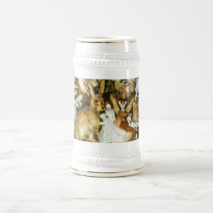 Feen und Kaninchen Bierglas