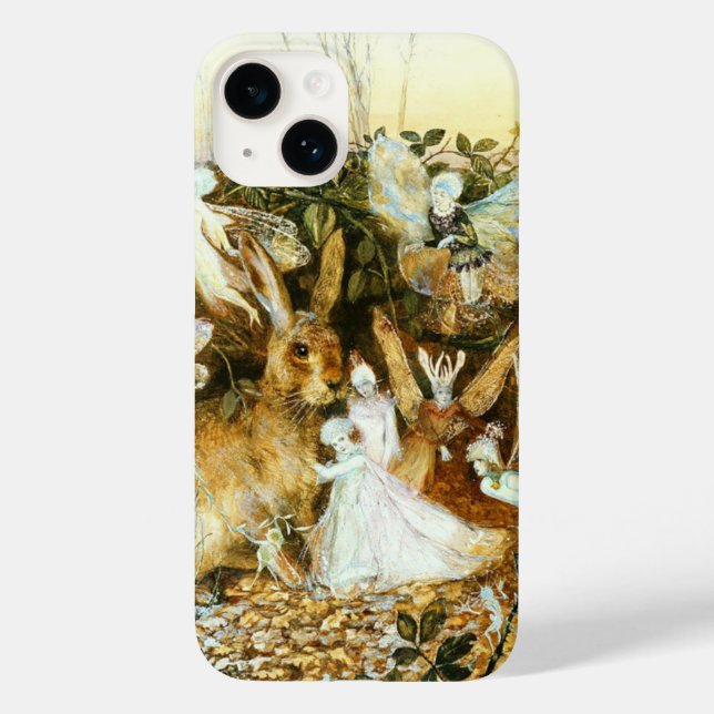 Feen und Kaninchen Case-Mate iPhone 14 Hülle (Rückseite)
