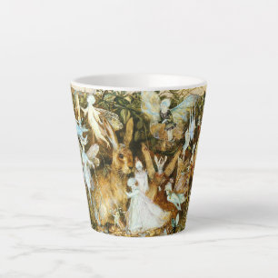 Feen und Kaninchen Milchtasse