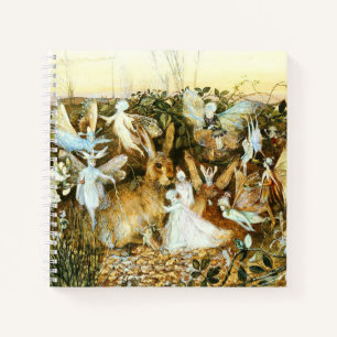 Feen und Kaninchen Notizbuch
