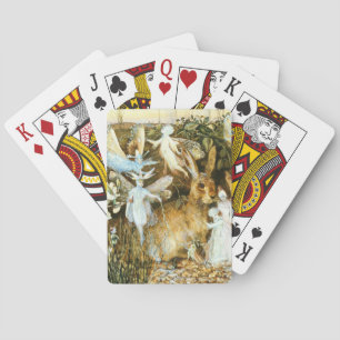 Feen und Kaninchen Spielkarten