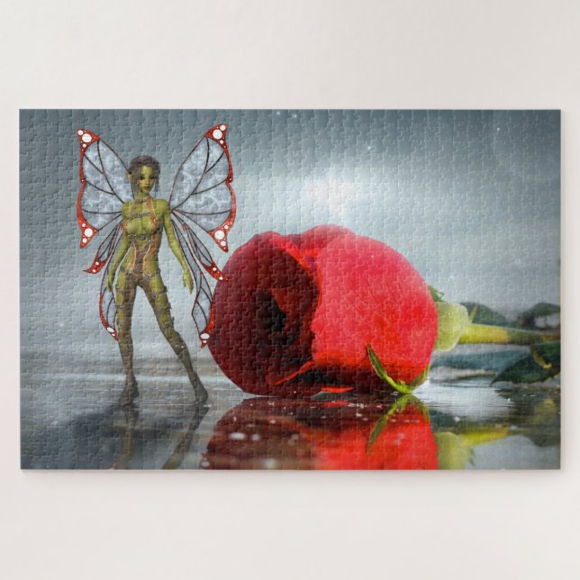 Feen und Rose (Horizontal)