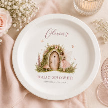 Feen-Wald-Mädchen Rosa Baby Shower Party