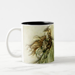 Feen weg - Arthur Rackham Zweifarbige Tasse