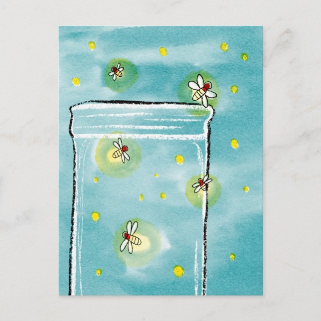 Feen wie Sommer Postkarte (Vorderseite)