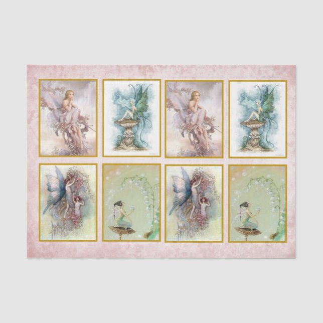 Feendesign Serie 7 Seidenpapier (Vorderseite)