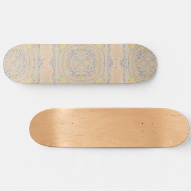 Feengarten-Rustikal-Dekor-Deckenfliesen-Design  Skateboard (Horizontal)