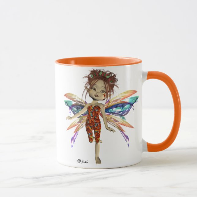 Feenhafte Dahlie - Tasse (Rechts)