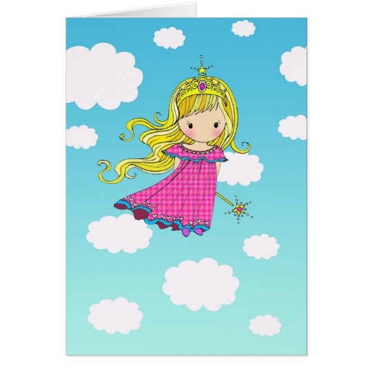 Feenhafte Karte Prinzessin-alles Gute zum