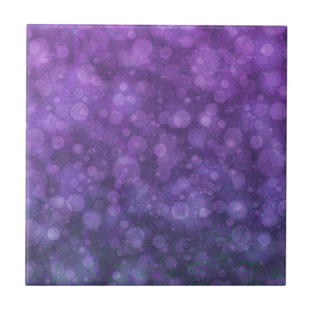 Feenhafte Lichter II Fliese (Vorderseite)