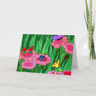 Feenhafte Party-Gruß-Karte Karte