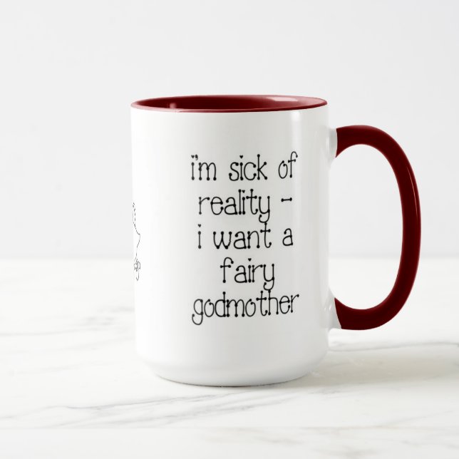 Feenhafte Patin-Kaffee-Tasse Tasse (Rechts)