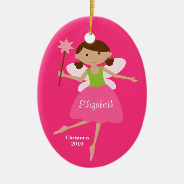 Feenhafte Prinzessin Christmas Ornament (Vorne)
