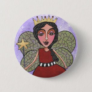 Feenhafte Prinzessin - Knopf Button